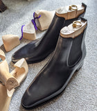 Ascot Chelsea Boots - Black Calf - Ascot Shoes