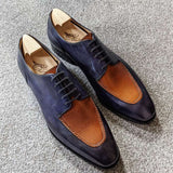 Ascot Kaan - Cognac Scotch Grain & Blue Museum Calf - Ascot Shoes