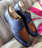 Ascot Kaan - Cognac Scotch Grain & Blue Museum Calf - Ascot Shoes