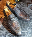 Ascot Sinatra - Grey Alligator - Ascot Shoes