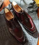 Ascot Kaan - Burgundy Shell Cordovan - Ascot Shoes