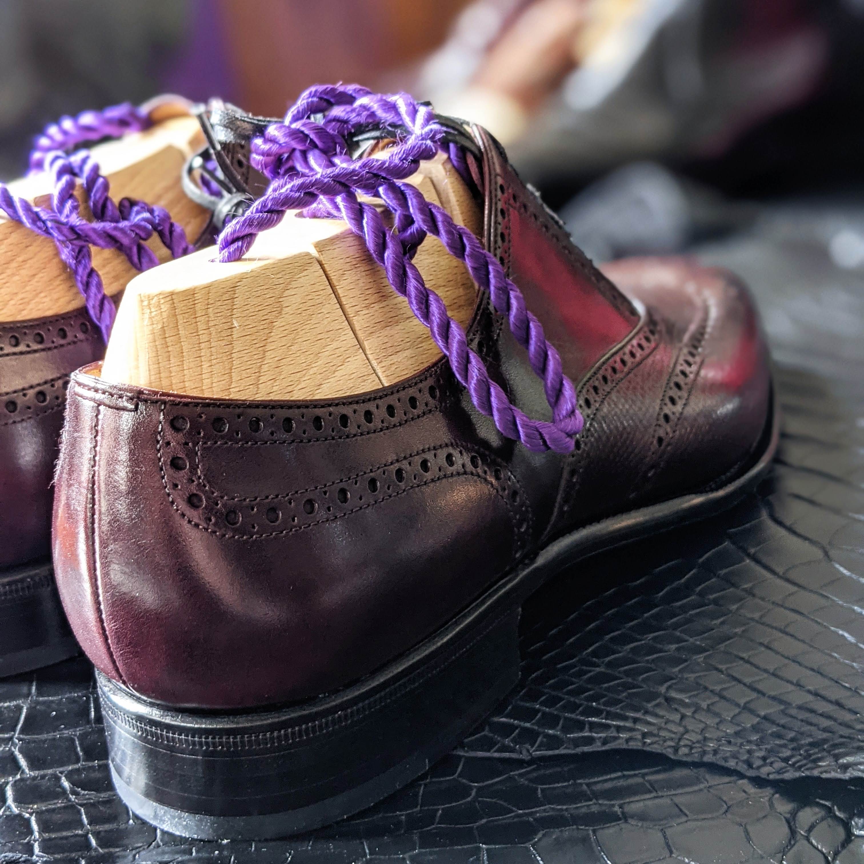 Ascot William - Burgundy Calf - Ascot Shoes