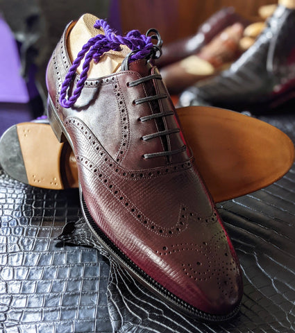 Ascot William - Burgundy Calf