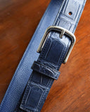 Bespoke Belt - Blue Nile Crocodile - Ascot Shoes