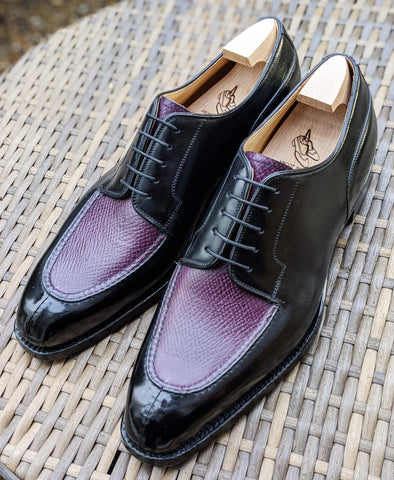 Ascot Kaan - Purple Hatch Grain & Black Calf