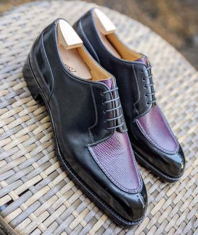 Ascot Kaan - Purple Hatch Grain & Black Calf