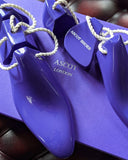 Solid Wood Lasted 3 Piece Shoe Tree - Lacquer Purple - Ascot Shoes