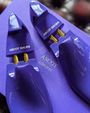 Solid Wood Lasted 2 Piece Shoe Tree - Lacquer Purple - Ascot Shoes