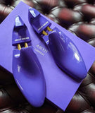 Solid Wood Lasted 2 Piece Shoe Tree - Lacquer Purple - Ascot Shoes