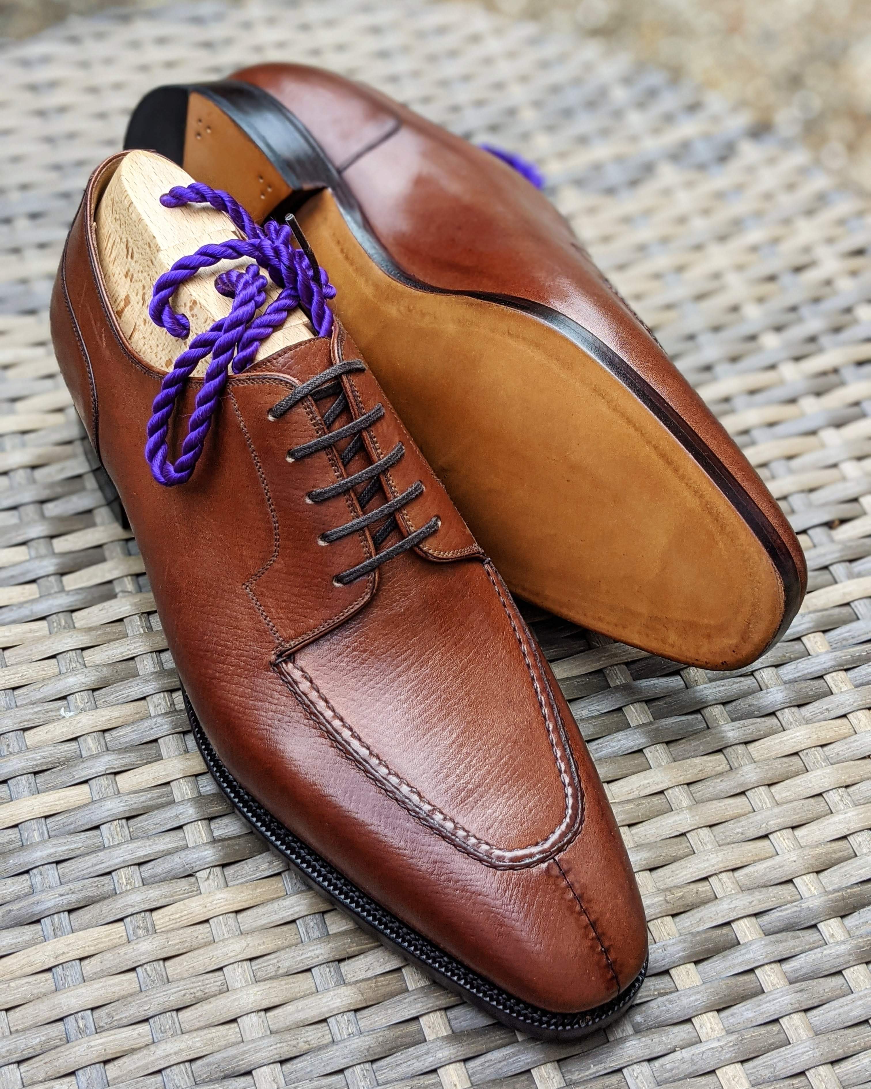 Ascot Kaan - Cognac Hatch Grain - Ascot Shoes