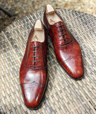 Ascot Éclair - Cognac Museum Calf - Ascot Shoes