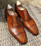 Ascot Éclair - Cognac Scotch Grain - Ascot Shoes