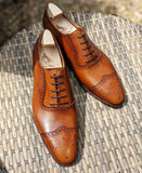 Ascot Éclair - Cognac Scotch Grain - Ascot Shoes