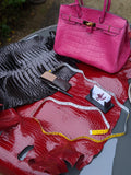 Down Payment for Black Porosus Birkin Bag. 25cm - Ascot Shoes