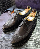 Vass Budapest Derby - Black Calf, UK 5, P2 Last - Ascot Shoes