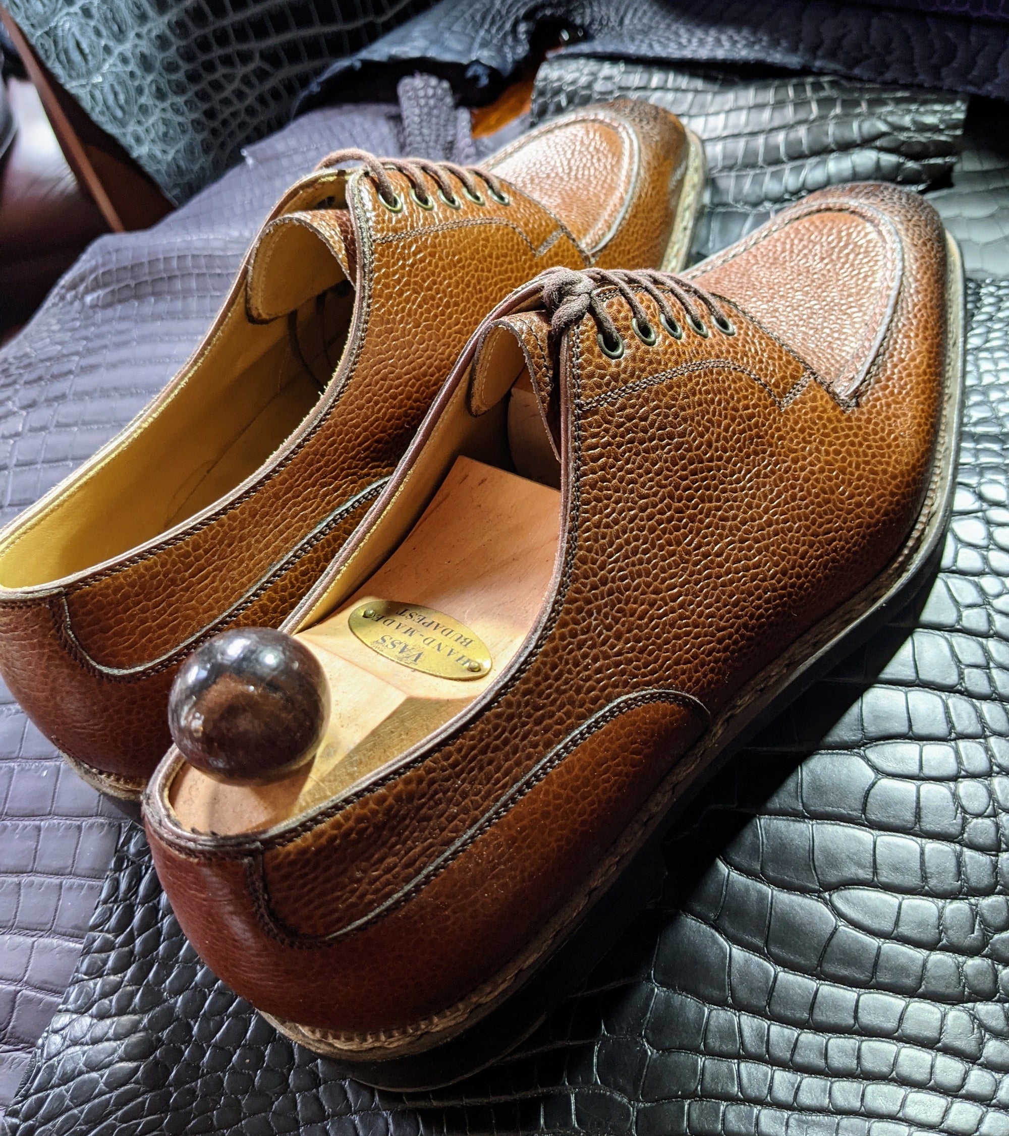 Ascot Kaan - Tan Scotch Grain, UK 9.5, U last - Ascot Shoes