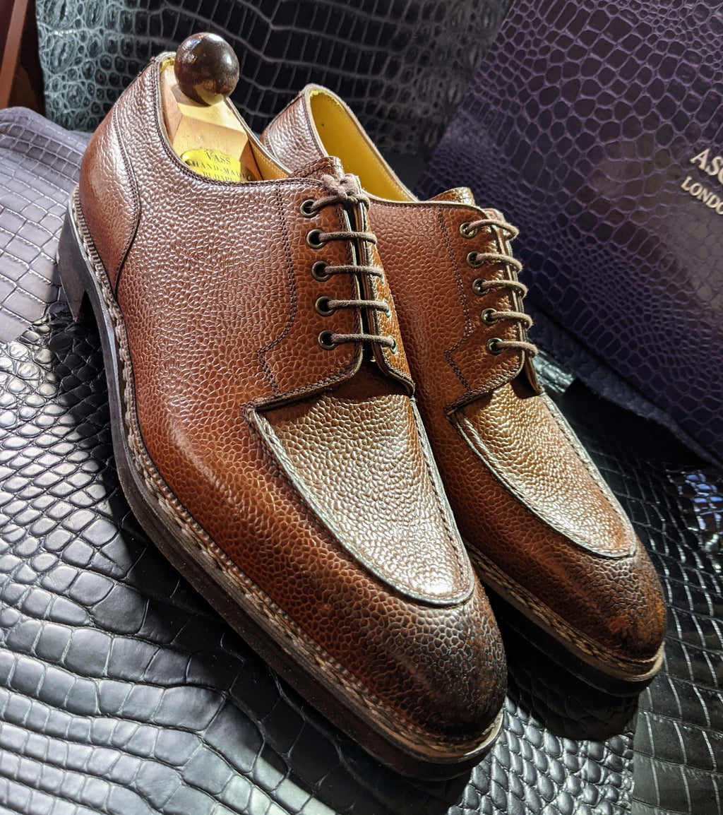 Ascot Kaan - Tan Scotch Grain, UK 9.5, U last - Ascot Shoes