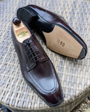 Ascot Kaan - Burgundy Calf, UK 10, U last - Ascot Shoes