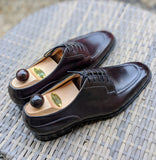 Ascot Kaan - Burgundy Calf, UK 10, U last - Ascot Shoes