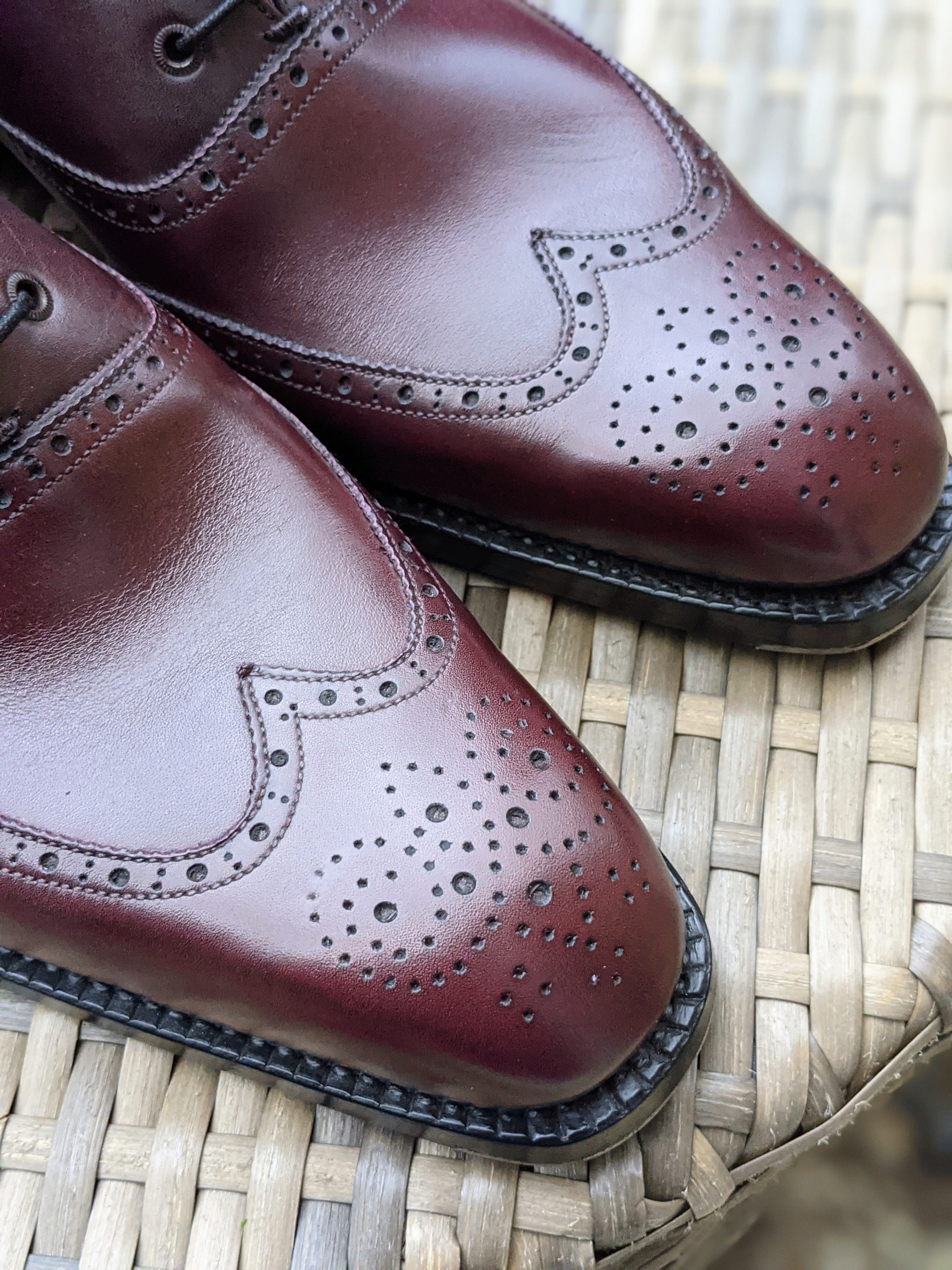 Vass Oxford Tall Boots - Oxblood, UK 10, K last - Ascot Shoes