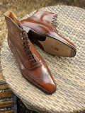 Vass Austerity Boots - Antique Cognac Calf, Uk 10, U last - Ascot Shoes
