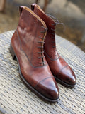 Vass High Boots - Gold Museum, UK 10, F last - Ascot Shoes