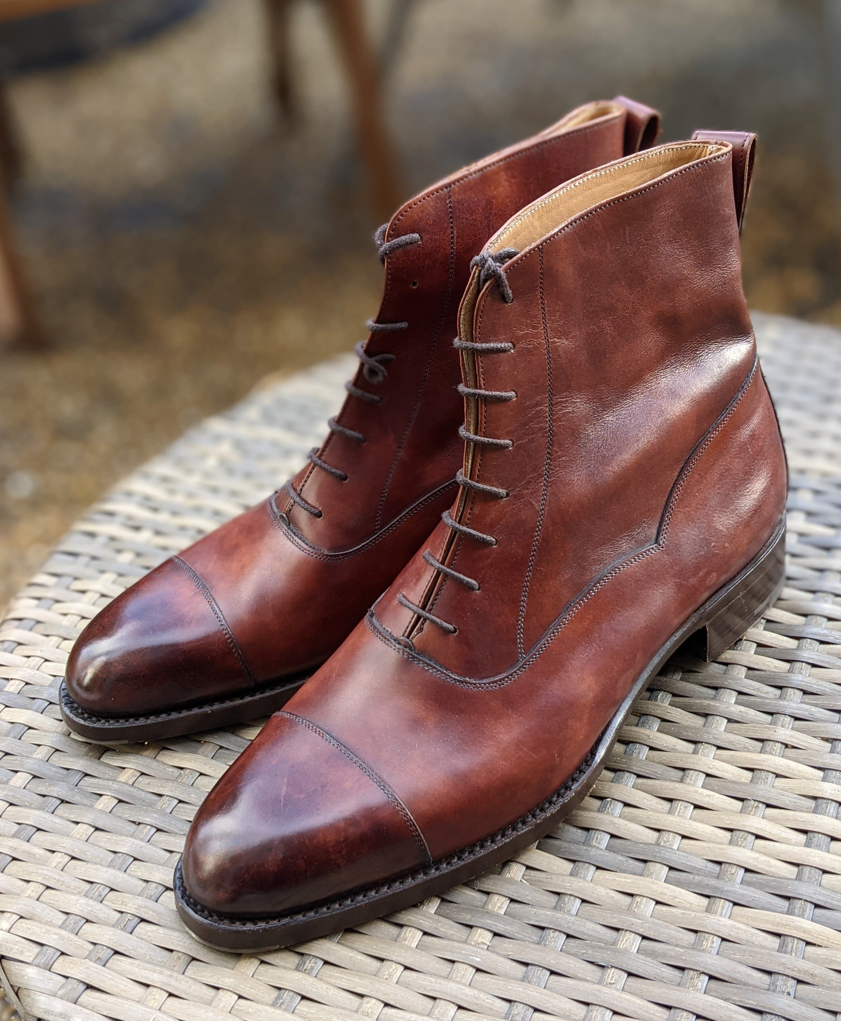 Vass High Boots - Gold Museum, UK 10, F last - Ascot Shoes
