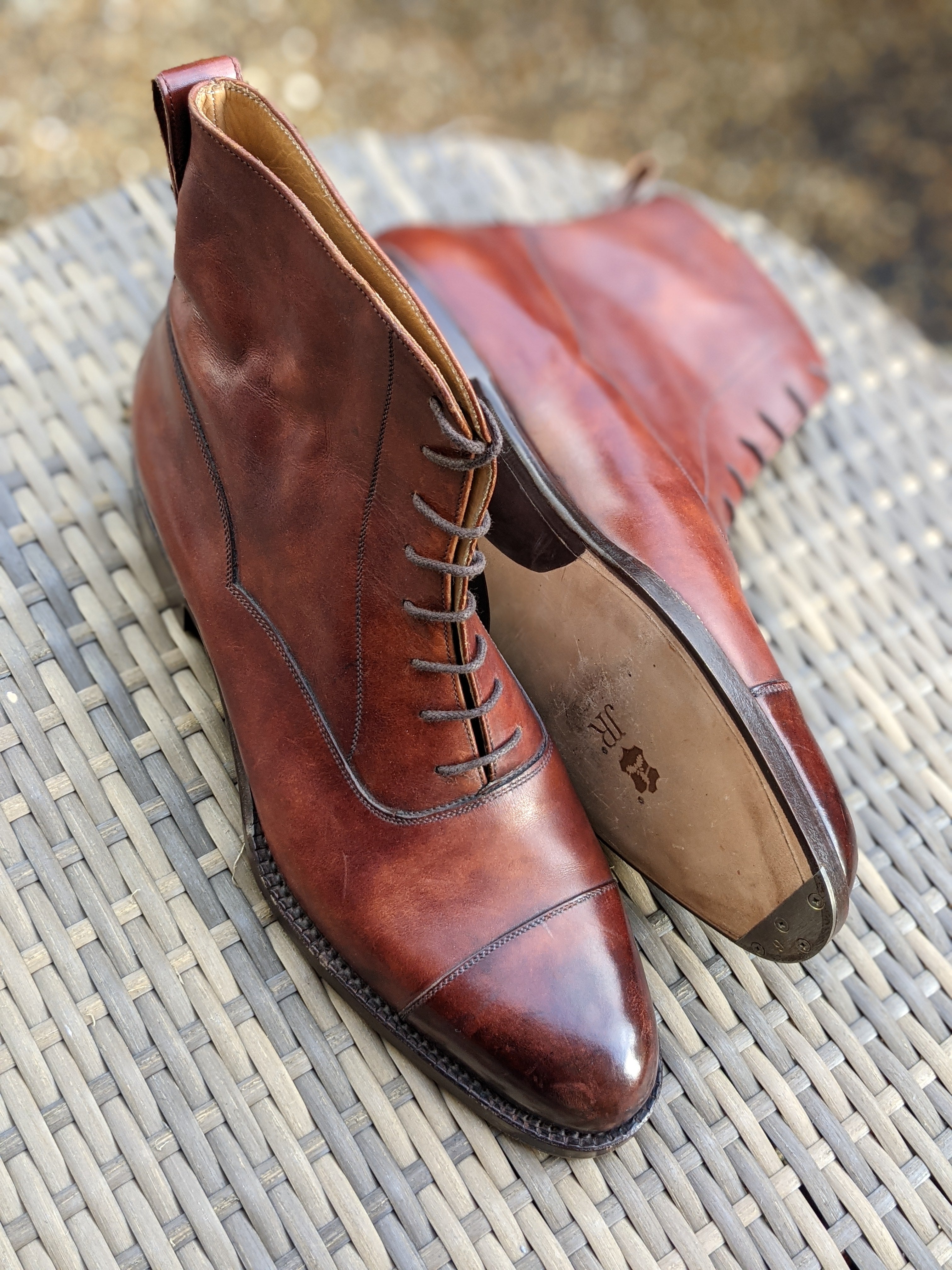 Vass High Boots - Gold Museum, UK 10, F last - Ascot Shoes