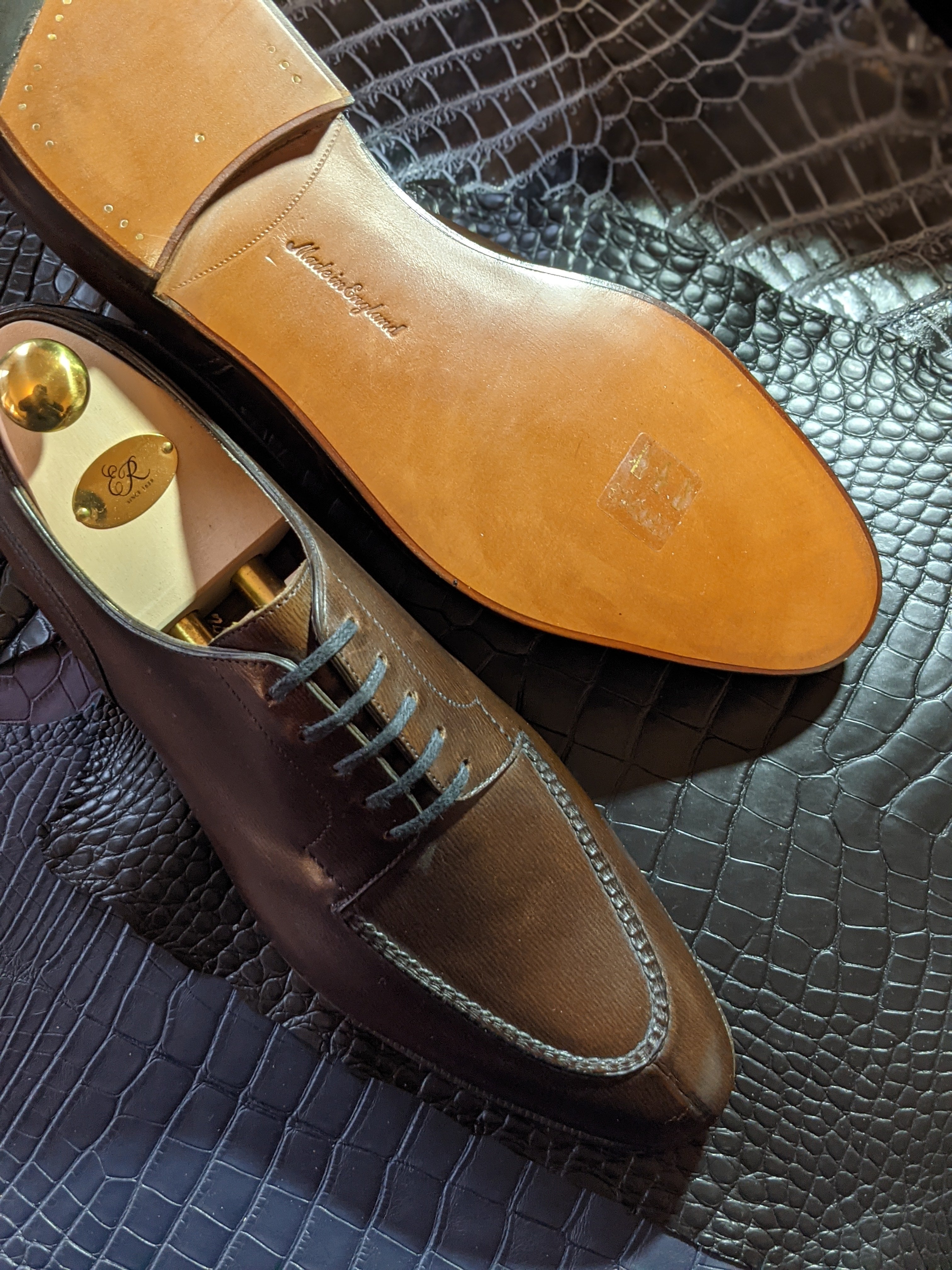 Edward Green - Willow Brown Calf, 82 last, UK 9.5 - Ascot Shoes