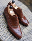 Vass Budapest - Cognac & Suede Calf, UK 10, F last - Ascot Shoes