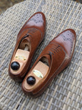 Vass Budapest - Cognac & Suede Calf, UK 10, F last - Ascot Shoes