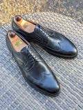 Vass Derby - Black Calf, UK 11.5, Peter last - Ascot Shoes