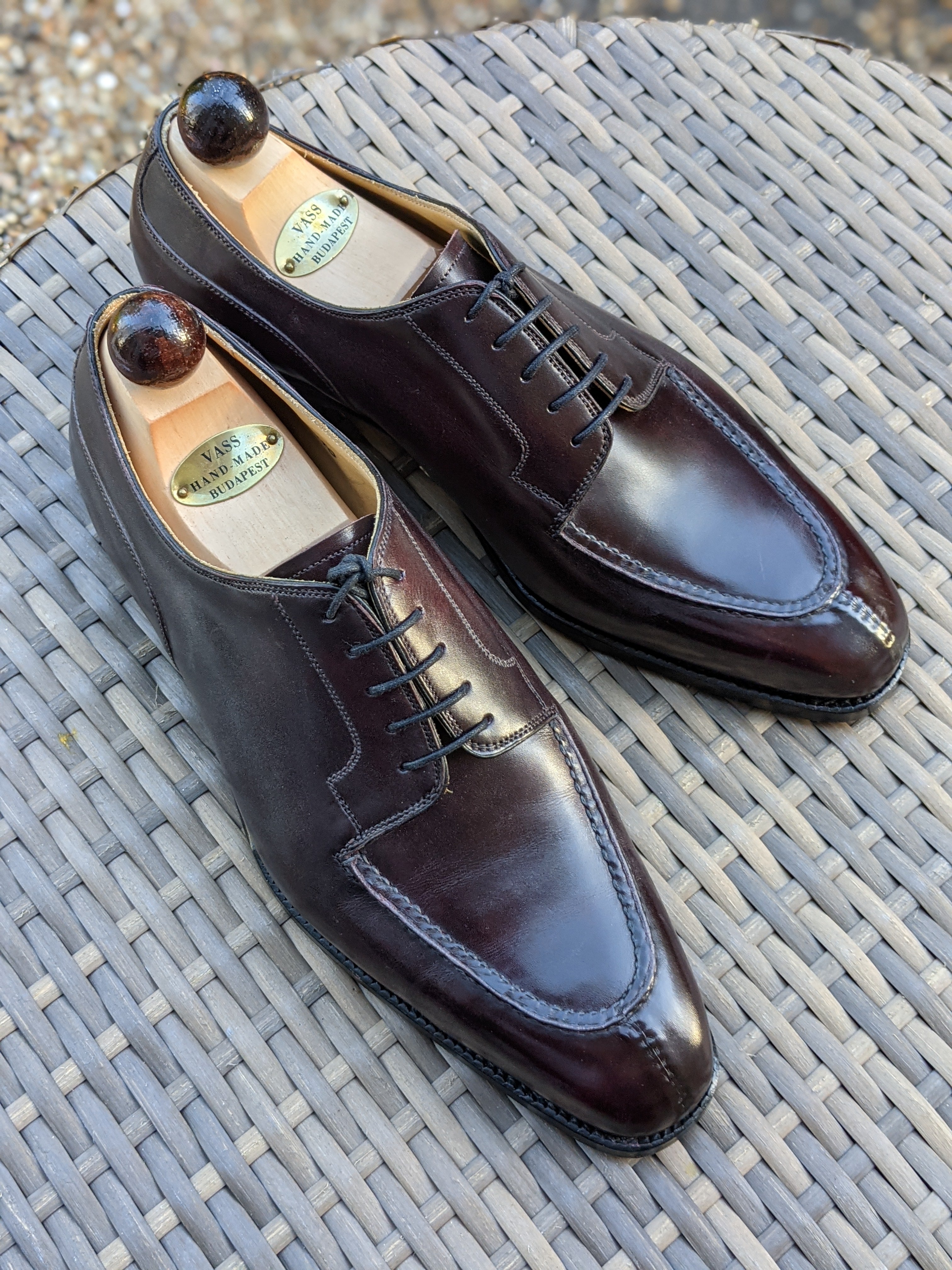 Ascot Kaan - Bordeaux Museum Calf, UK 8, U last - Ascot Shoes