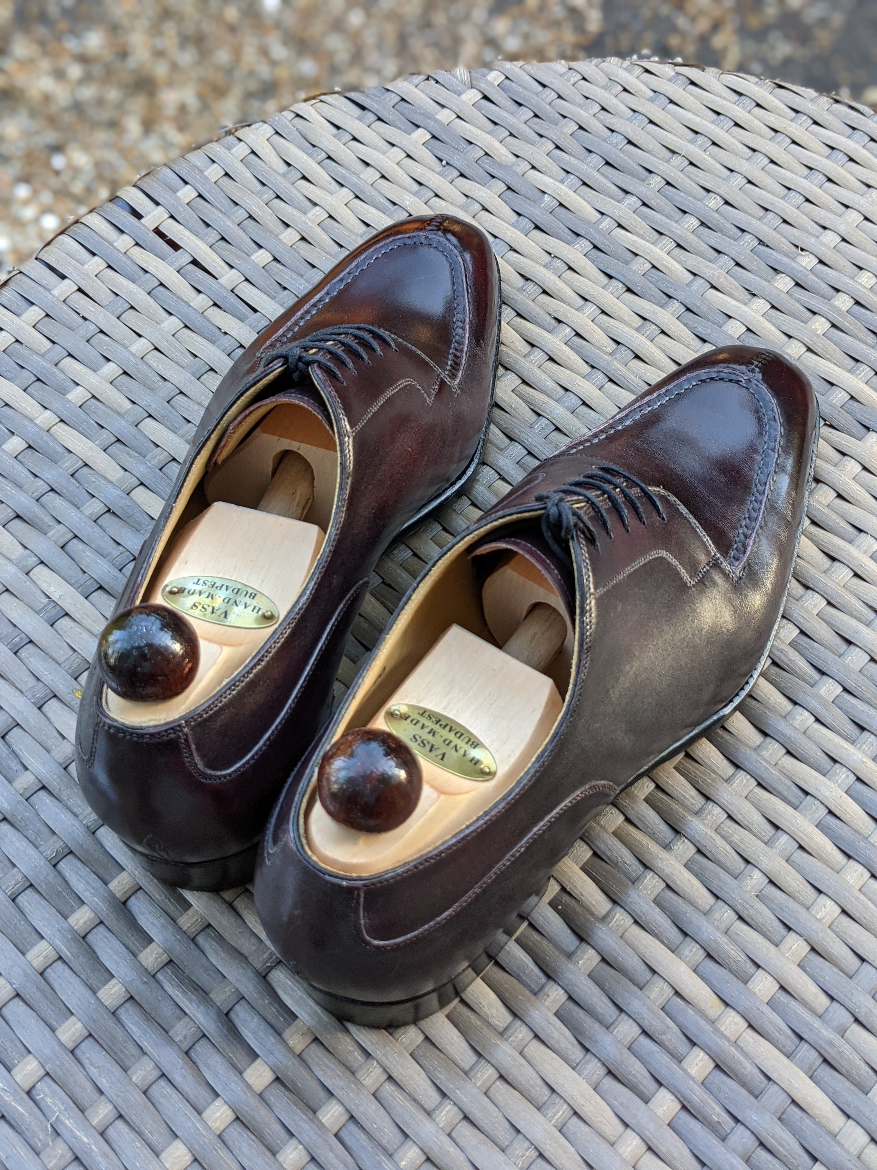 Ascot Kaan - Bordeaux Museum Calf, UK 8, U last - Ascot Shoes