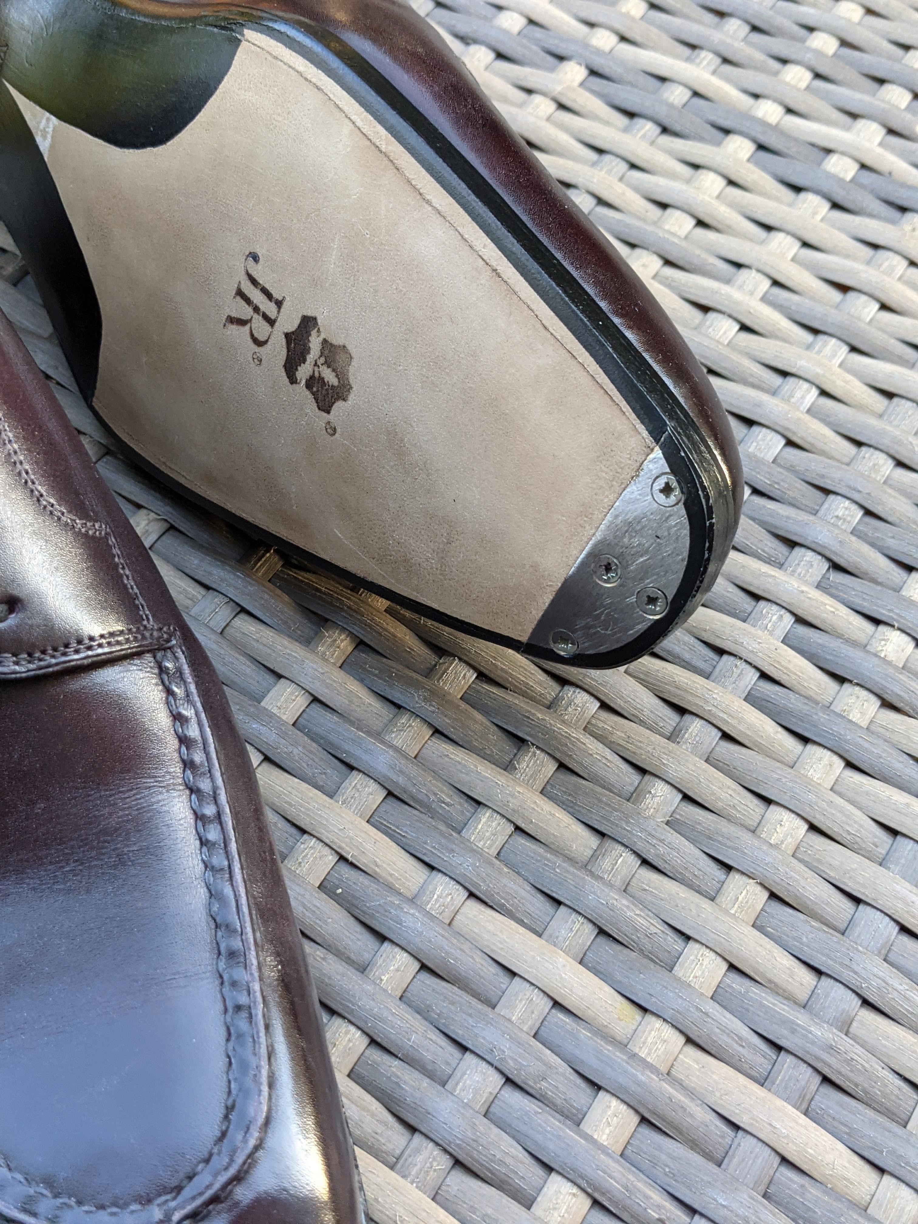 Ascot Kaan - Bordeaux Museum Calf, UK 8, U last - Ascot Shoes