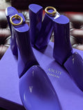 Solid Wood Lasted 3 Piece Boot Tree - Lacquer Purple - Ascot Shoes