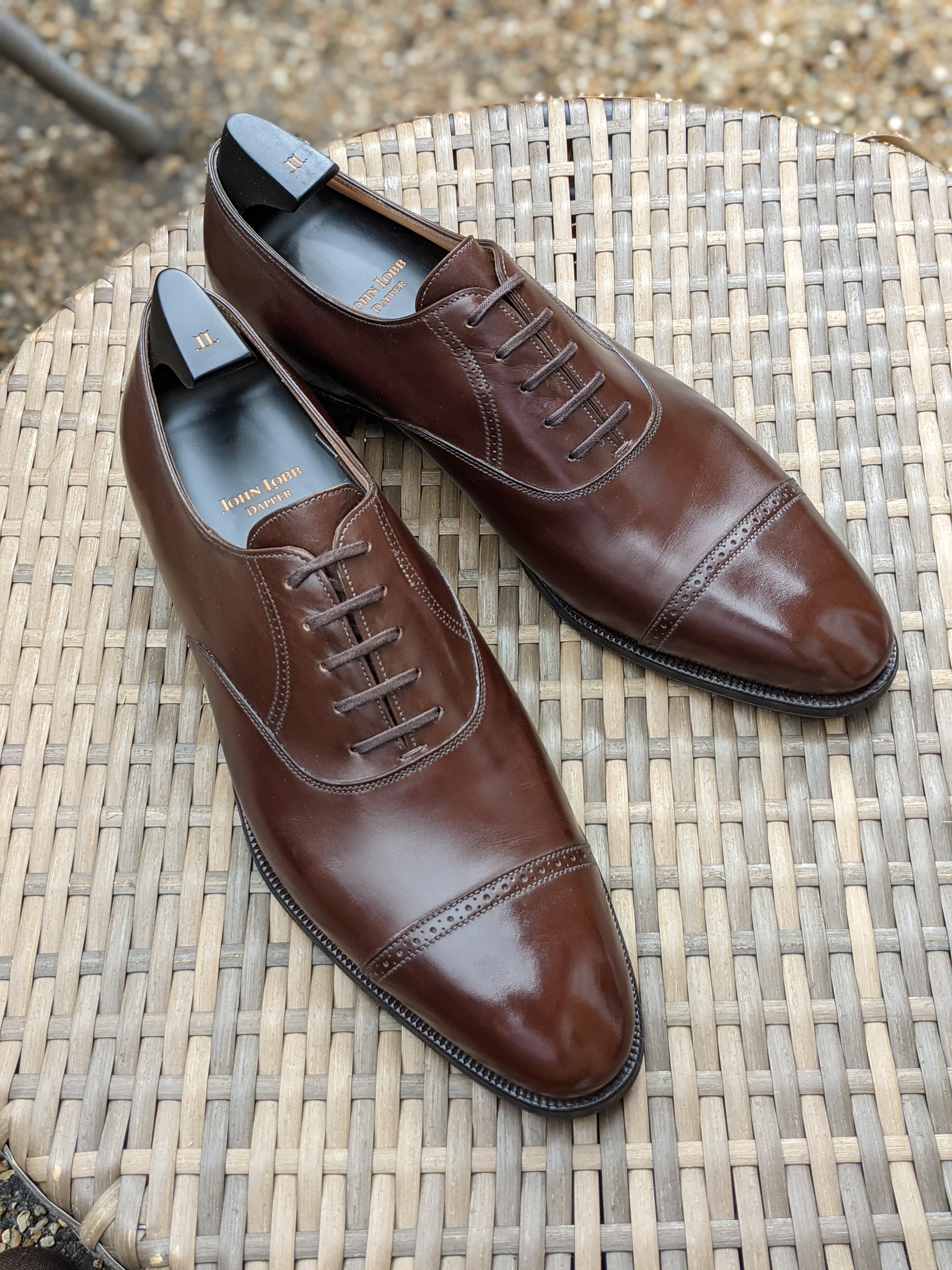 John Lobb - Phillip II. - Oak Brown - UK10 - E fiiting - Ascot Shoes