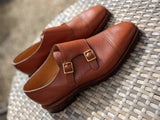 John Lobb - William - Tan Buffalo - UK8.5 - E fitting - Ascot Shoes