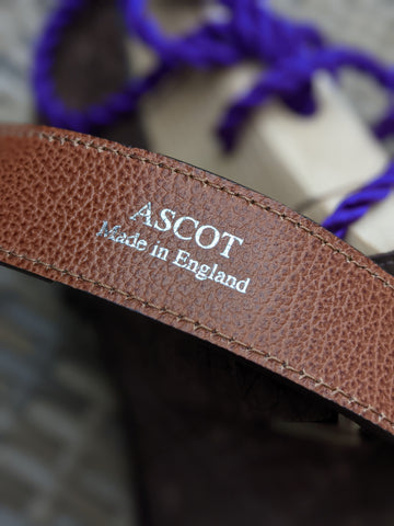 Bespoke Belt - Brown Nubuck Crocodile