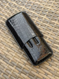 Bespoke Cigar Case - Black Crocodile - Ascot Shoes