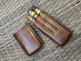 Bespoke Cigar Case - Scotch Iguana - Ascot Shoes