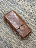 Bespoke Cigar Case - Scotch Iguana - Ascot Shoes