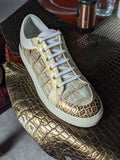 Ascot Sneakers - Gold Alligator - EU 43.5/ UK 9.5/ US 10.5 - Ascot Shoes