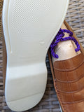 Ascot Cannes - Tan Crocodile - Ascot Shoes