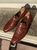 Ascot Sinatra - Cognac Ostrich - Ascot Shoes