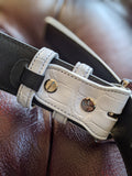 Bespoke Belt - White Nile Crocodile - Ascot Shoes