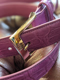 Bespoke Belt - Purple Nile Crocodile - Ascot Shoes