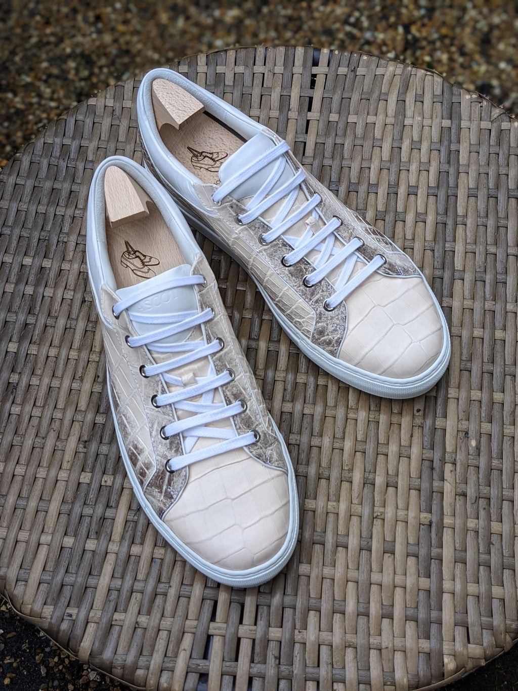 Ascot Sneakers - Himalayan Alligator - Ascot Shoes