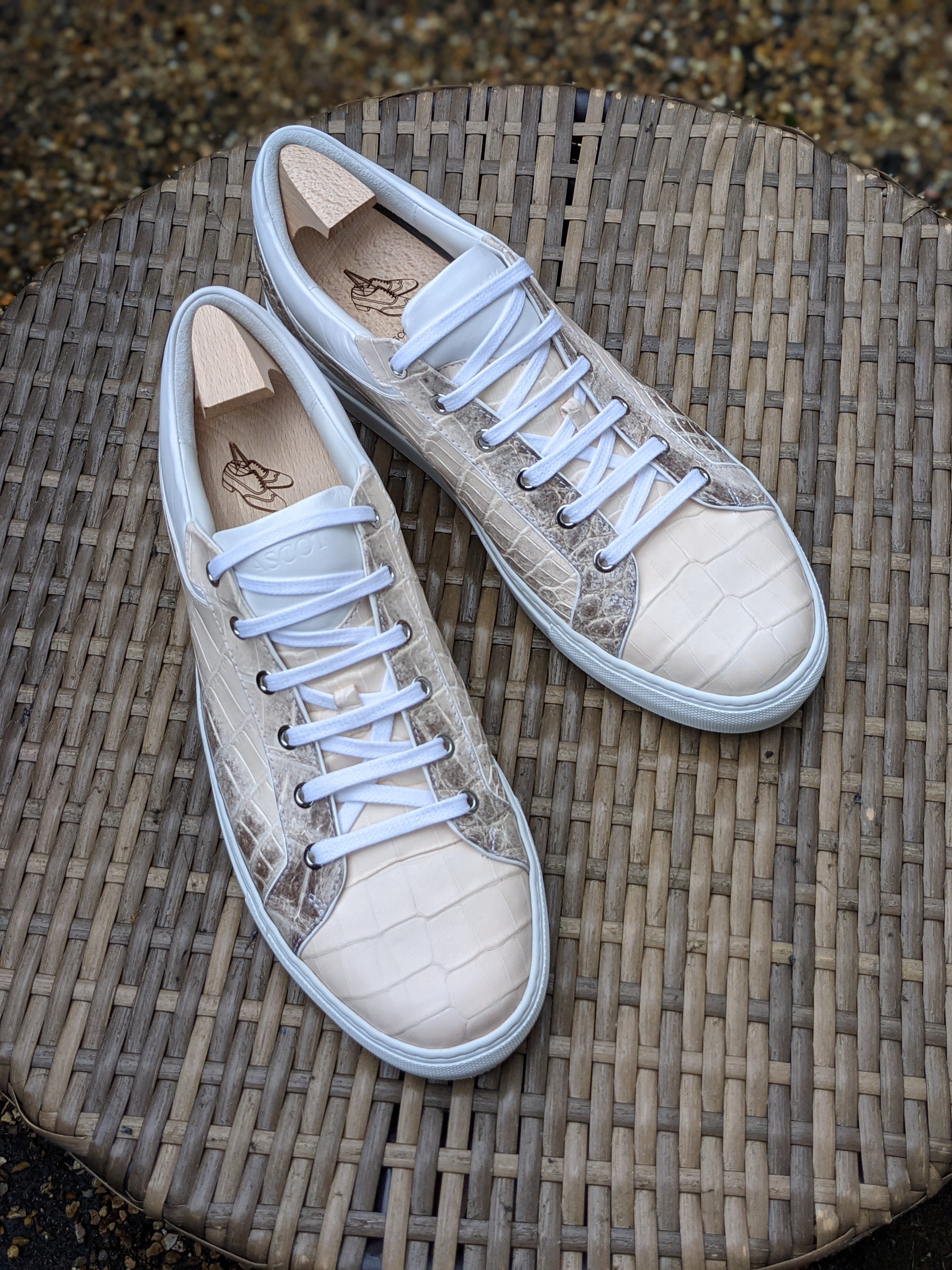 Ascot Sneakers - Himalayan Alligator - Ascot Shoes