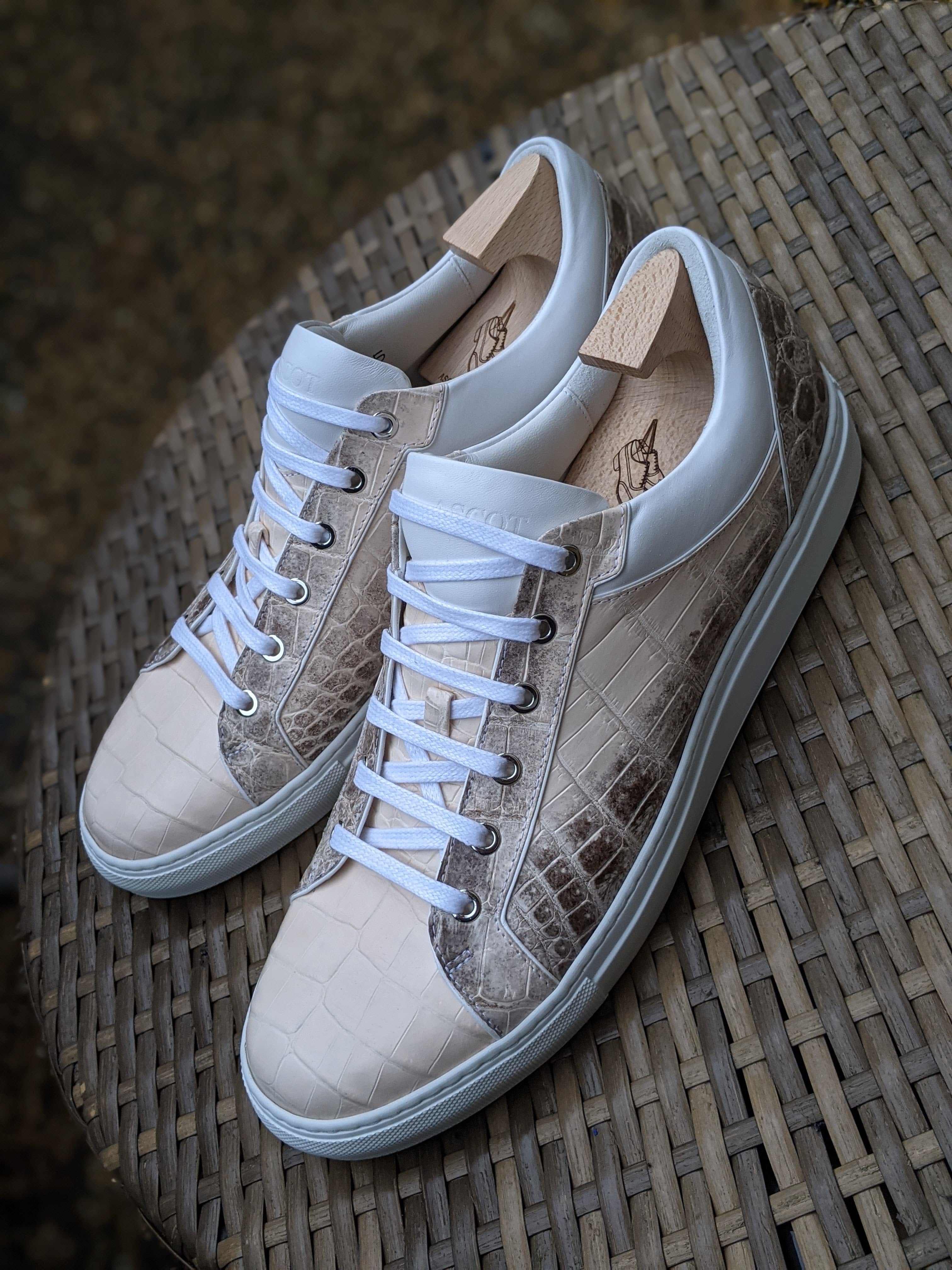 Ascot Sneakers - Himalayan Alligator - Ascot Shoes
